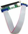 PCI-E 16X to 1X Adapter Riser Cable with Molex 4pin & PCI-E 6pin Power Connector OEM